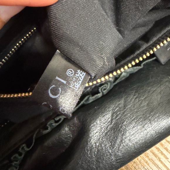 Black Leather Sabrina Medium Boston Bag - Picture 10 of 13